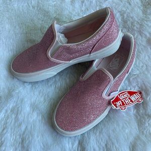 VANS Glitter Comfycush Slip-On Junior Shoes